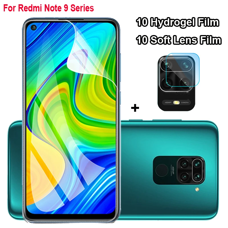 

2-20Pcs for Xiaomi Redmi Note 9Pro Lens Proyector Redmi+Note+9S 9C Redmi9 100D Protective Hydrogel Film Note9 Pro Redmi Note 9