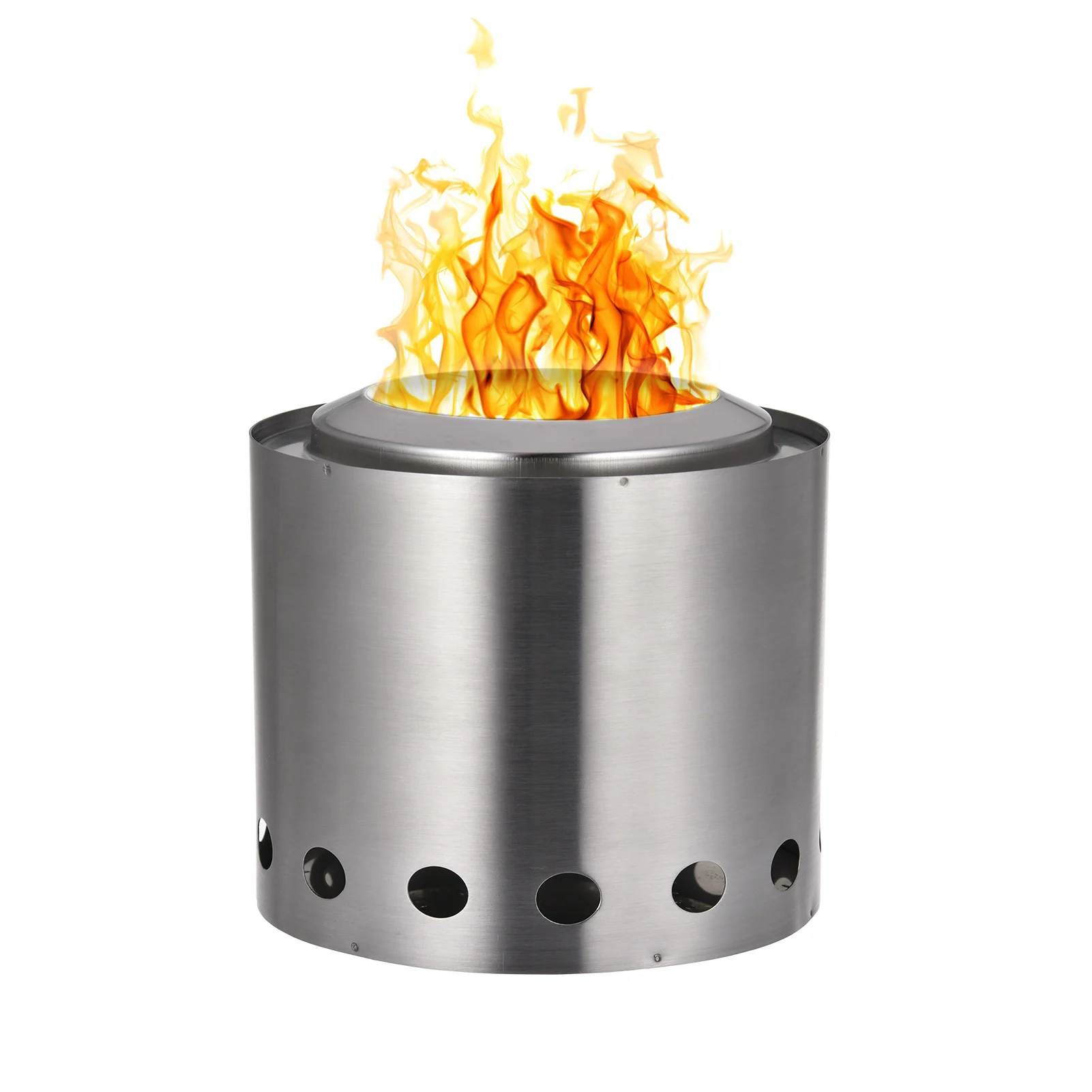 Зимняя нагревательная плита уличная деревянная кемпинговая из нержавеющей