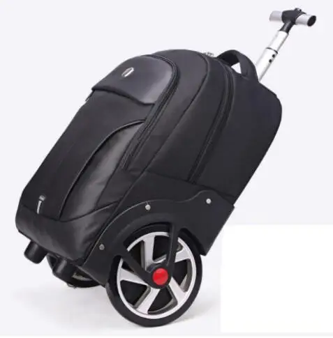 Men Travel trolley bag Rolling Luggage backpack bags on wheels wheeled backpack for Business Cabin carry on Travel trolley bag