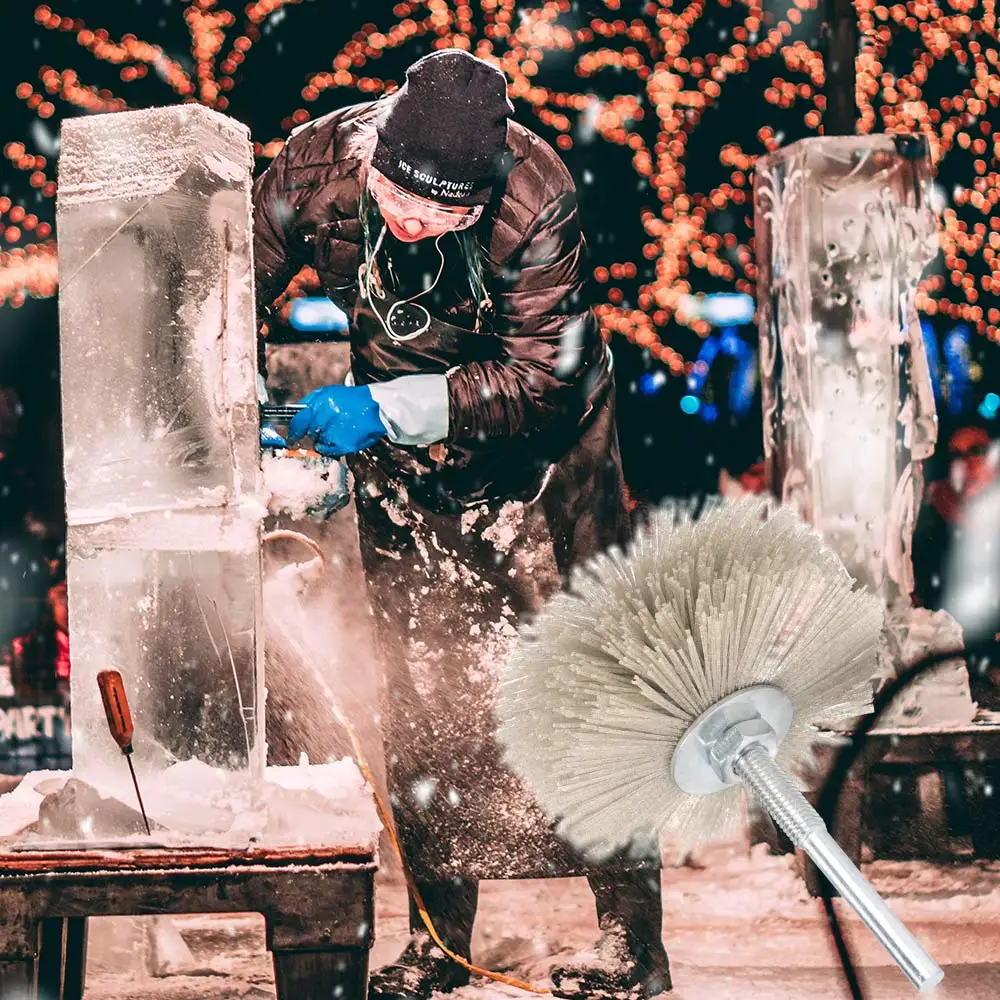 2020 щетка для снятия заусенцев абразивная алюминиевая проволочная головка