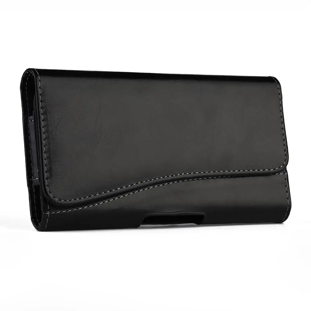 Универсальный чехол-кобура для телефона чехол из искусственной кожи с зажимом