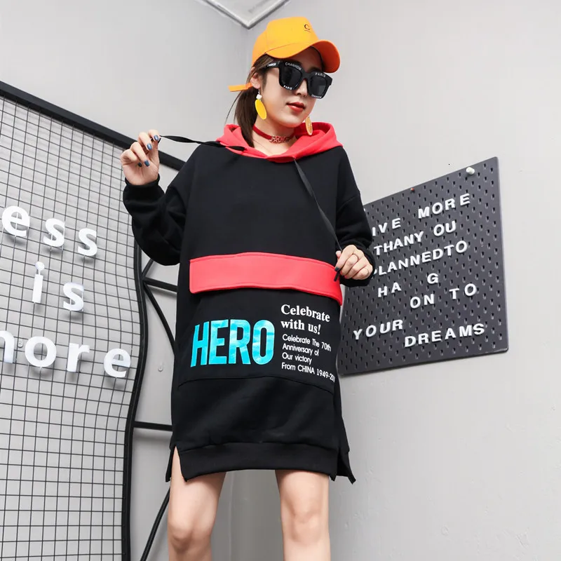 Vefadisa хит цветные пуловеры Женская толстовка 2019 зимняя толстая свободная с