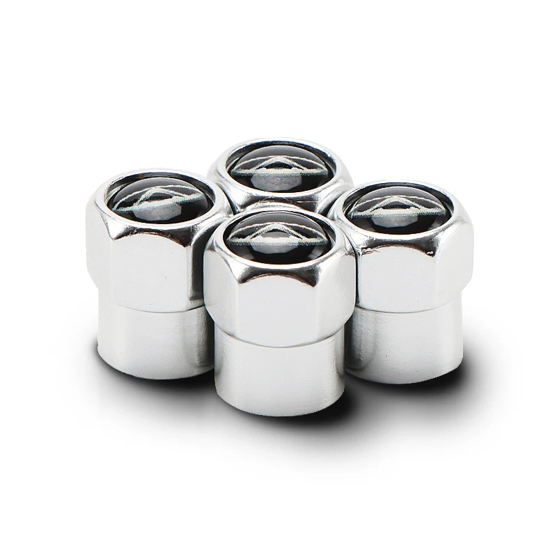 4pcs New Metal Wheel Tire Valve Caps Stem case for Hyundai Suzuki Mazda Opel Toyota Chevrolet Audi Bmw Kia car accessories - купить по