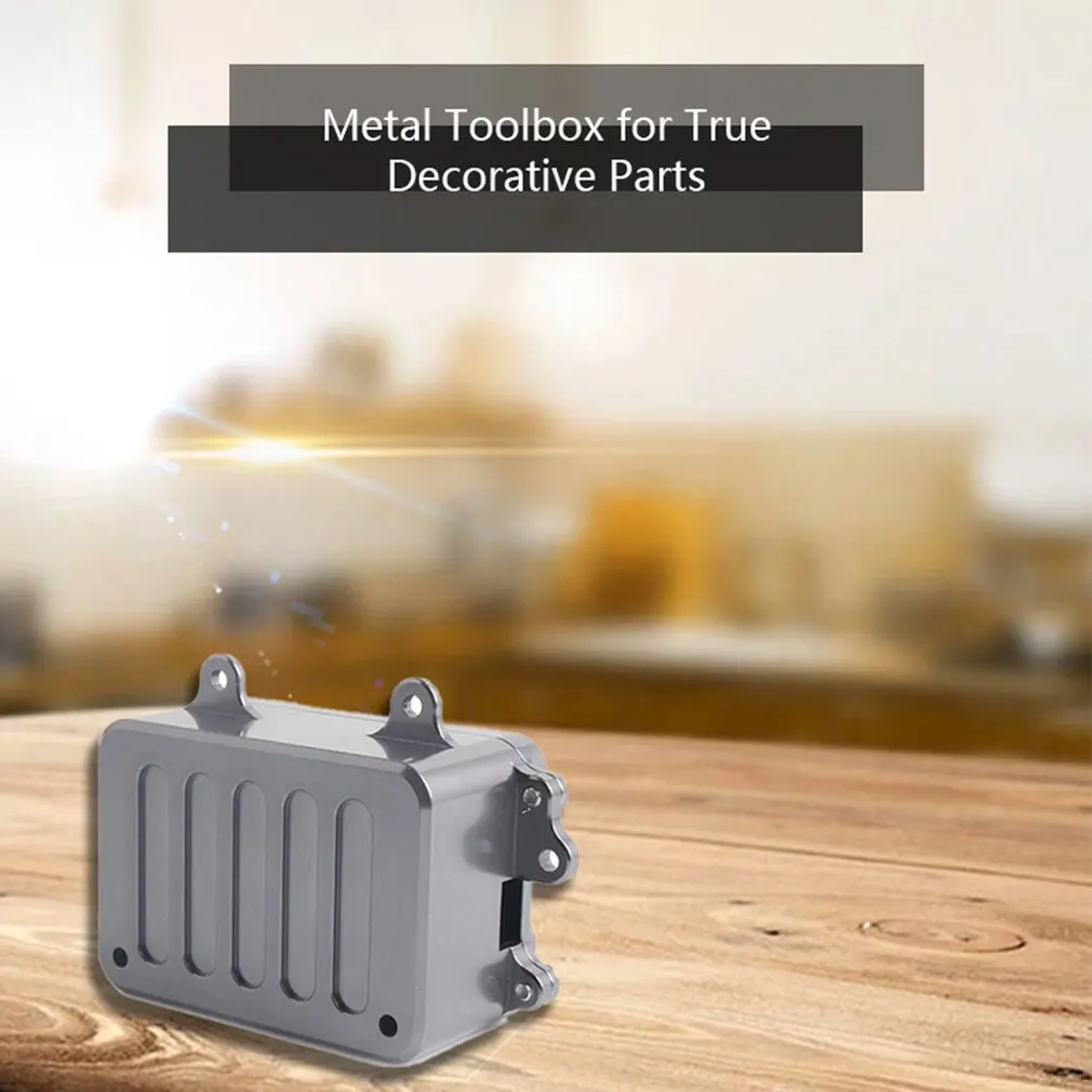 Lightweight Durable Metal Receiver Box ESC for 1/10 RC Crawler Car Axial SCX10 RC4WD D90 D110 Upgrade Parts | Игрушки и хобби