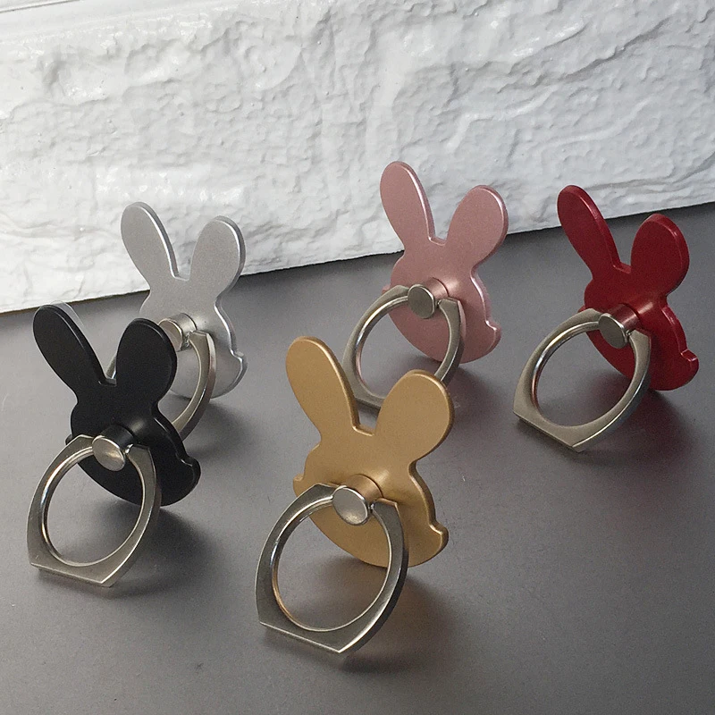 Универсальный дизайнерский держатель для телефона с кроликом 360 градусов