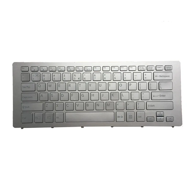 Клавиатура для ноутбука SONY SVF15N Series SVF15N100C SVF15N18SCB SVF15N18SCP SVF15N18SCS Серебристая с