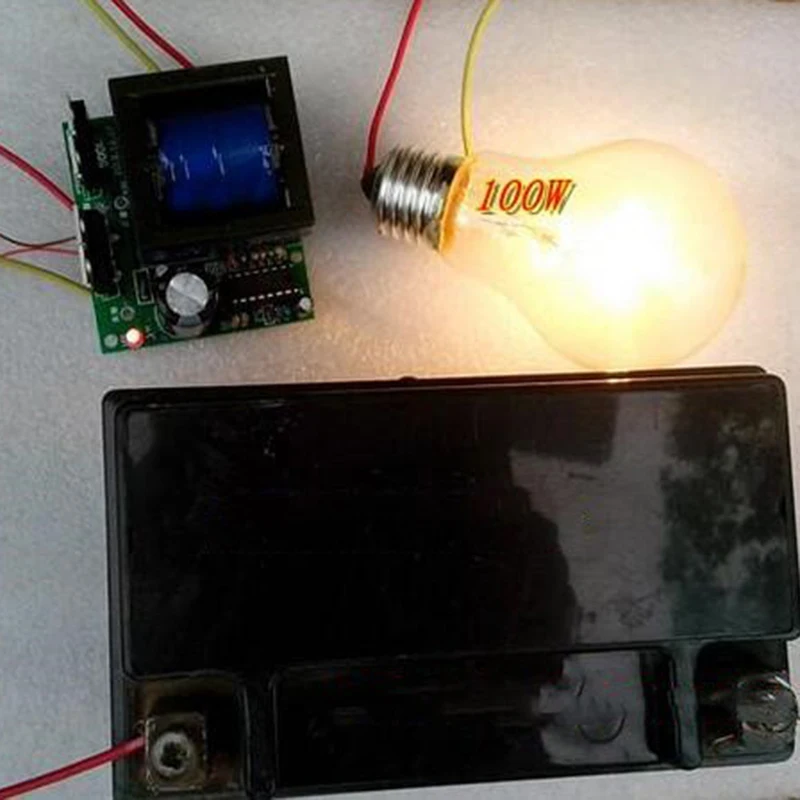 500 Вт Инвертор повышающая плата трансформатор питания постоянного тока 24 В к AC 220