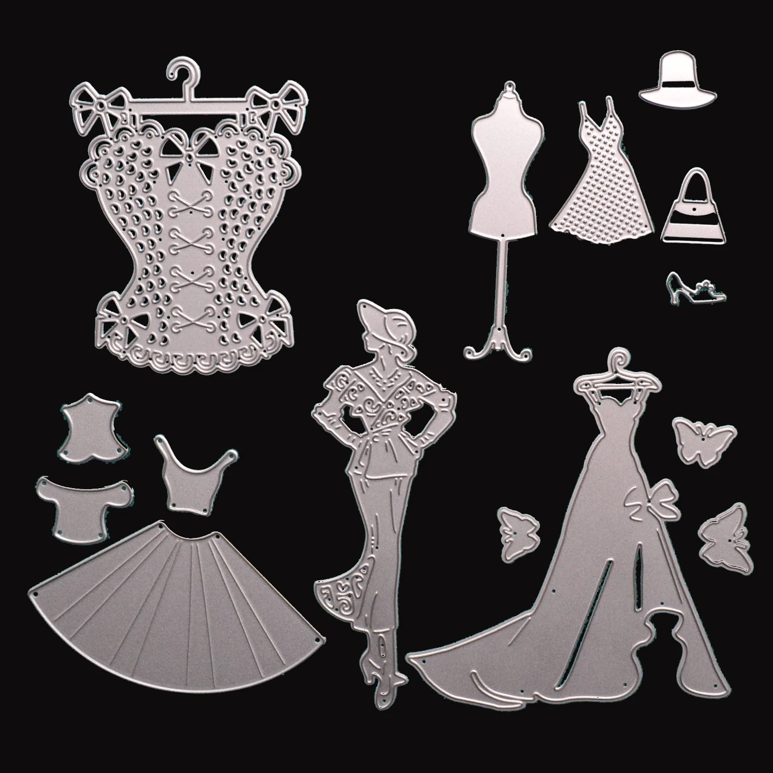 Юбка платье шляпа сумка сандалии обувь женская одежда металлические новые