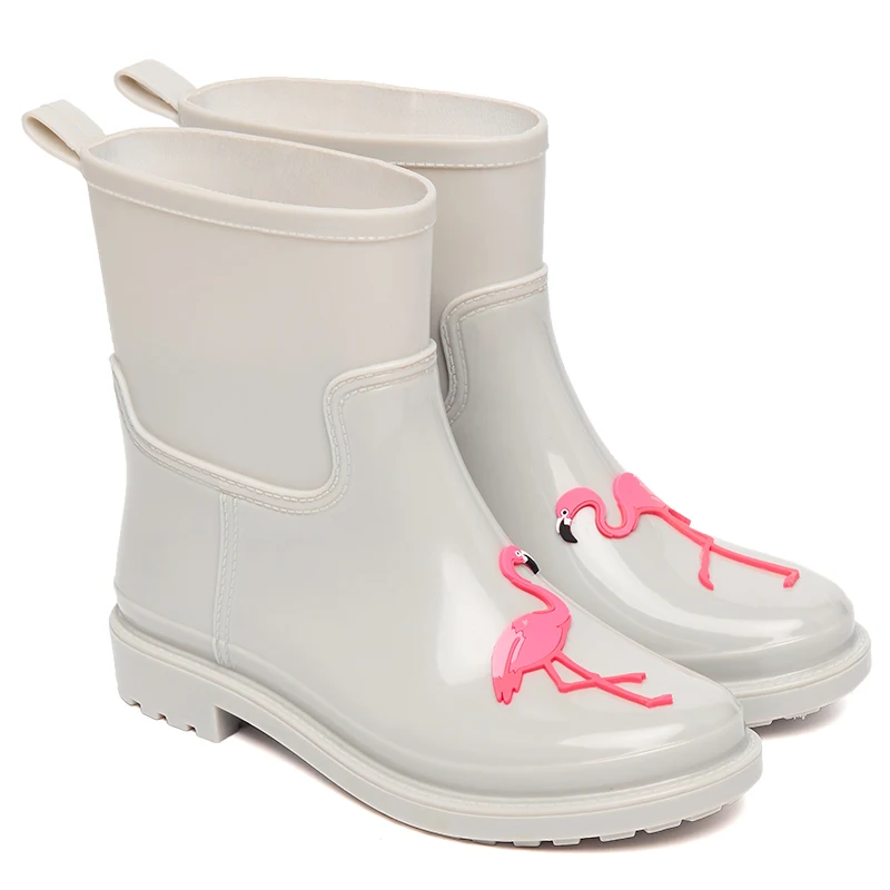 Резиновые сапоги женские Женская обувь Модная водонепроницаемая Женские