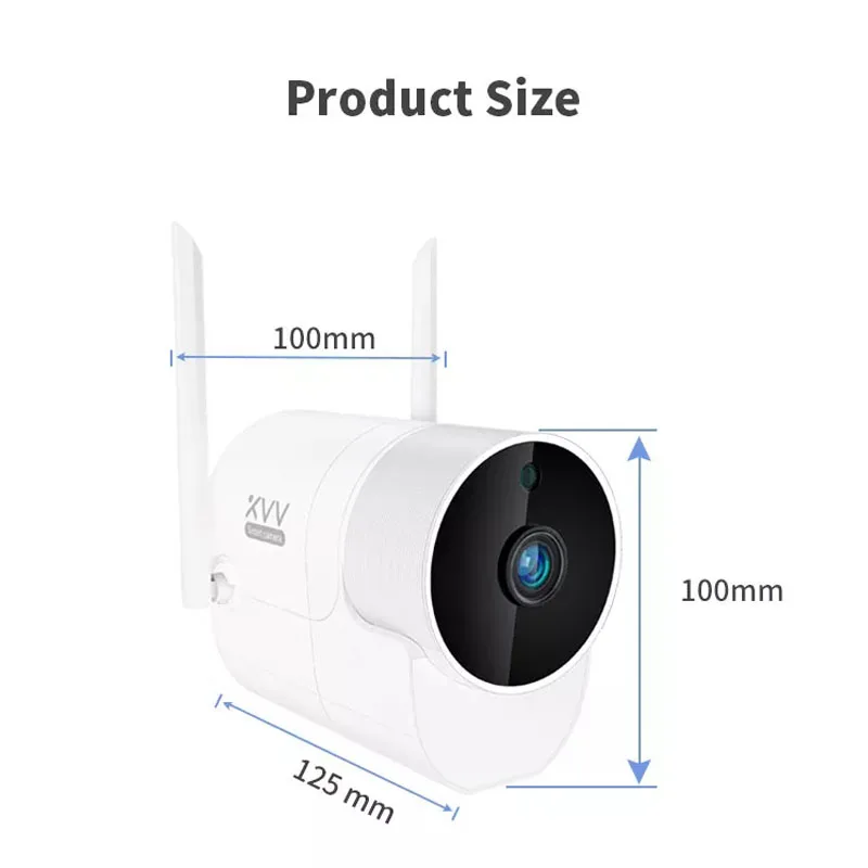 Xiaovv Smart 1080P панорамный Водонепроницаемый 180 ° Открытый IP инфракрасная Ночное видение Видеоняни и радионяни высокой четкости Камера