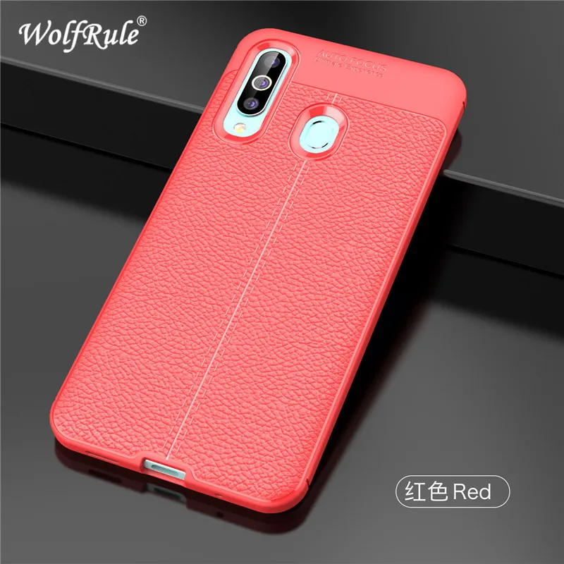 

Case For Samsung Galaxy A60 Phone Cover Shockproof Luxury Leather Soft TPU Case For Samsung A60 Case SM-A606F 6.3"