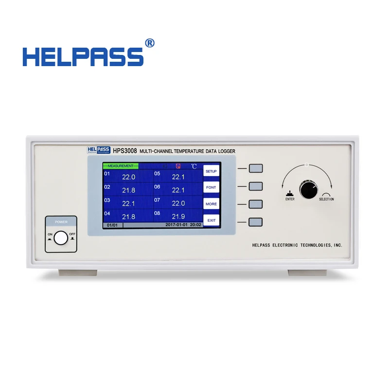

HPS3008 Multi-channel temperature data acquisition analyzer