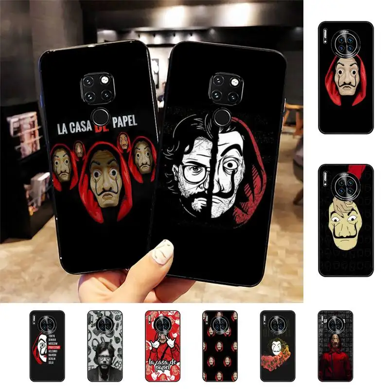 

Spain TV Money Heist House Paper La Casa de papel Case Phone Case For Huawei Nova 3I 3E mate 20lite 20Pro 10lite funda case