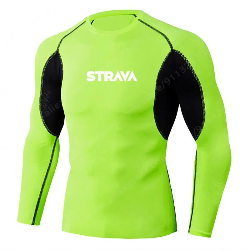 

2021 Cycling Shirt Men Multi-Functional Breathness Compression Set Print Tights Trousers Fitness Mtb Sports Undershirt Cycling