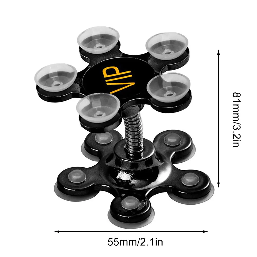 

360 Degree Suction Phone Holder Car Double Suction Cup Mobile Phone Holder Universal Vehicle Bracket Automobile Cellphone Stand