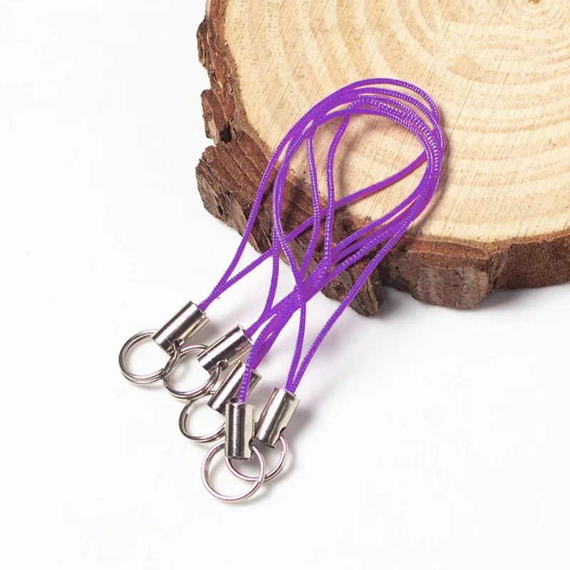 20/50/100 шт. ремешок-Держатель Брелок Застежка шнур DIY Брелки крючки сотовый телефон