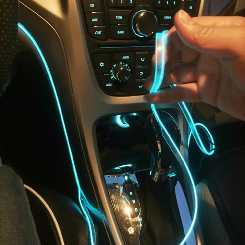 

EL Wire Light 1M 2M 3M 5M LED Neon Light 3V 5V 12V EL Rope Tube LED Strip with Inverter for Car Dance Party Bike Decor Lighting