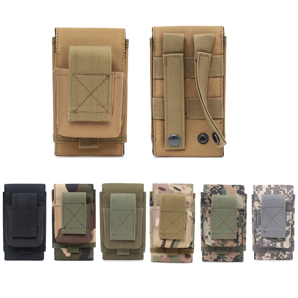 Тактический 5-дюймовый поясной чехол для телефона с системой Molle сумка уличный