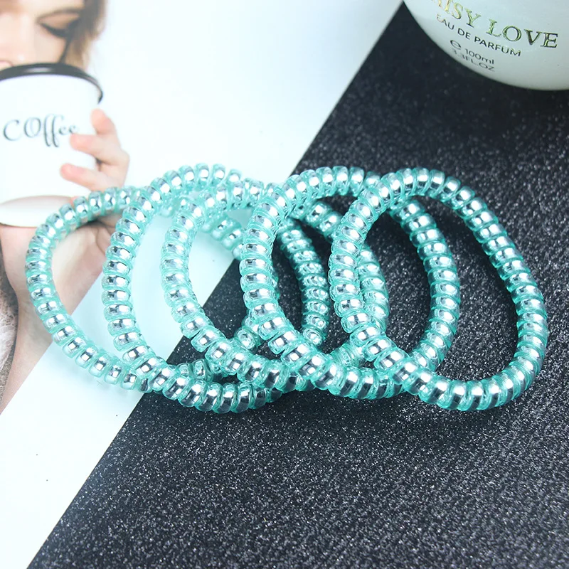 Резинки для волос силиконовые прозрачные 100 шт. |