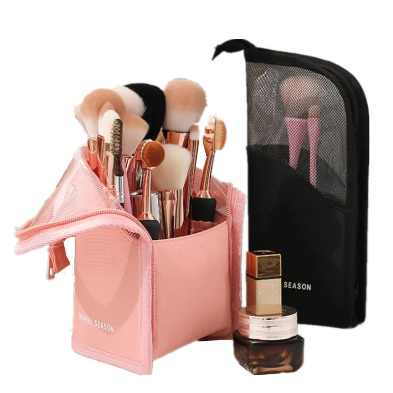 

2020 Make Up Brush Lipstick Storage Bag Cosmetic Organizer Makeup Bags Cases Travel Waterproof Toiletry Kit Pouch Hot Sale New