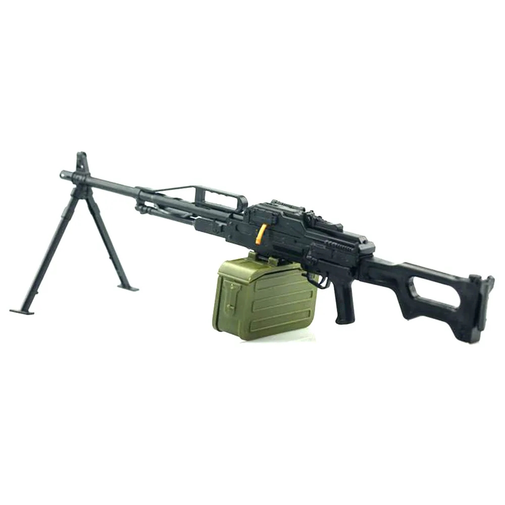 2022 масштаб 1/6 PKP PECHENEG пулемет Сборная модель головоломки кирпичи военное оружие