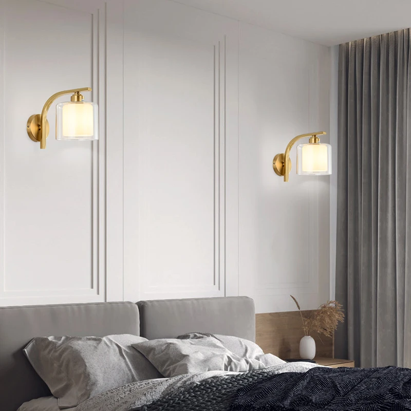 

Nordic Home Decor Wall Lamp LED Living Room Decoration Bedroom Bedside Aisle Interior Wall Sconces Lamp Loft Fixture Luminaire