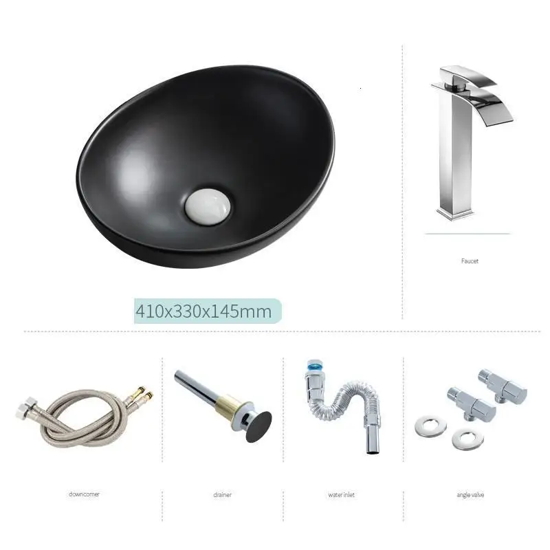 Lavatorio чаша де Appoggio Куба Para Black Umywalka Evier Lavandino Bagno Waschtisch раковина для ванной комнаты Lavabo Pia Banheiro - Цвет: MODEL V