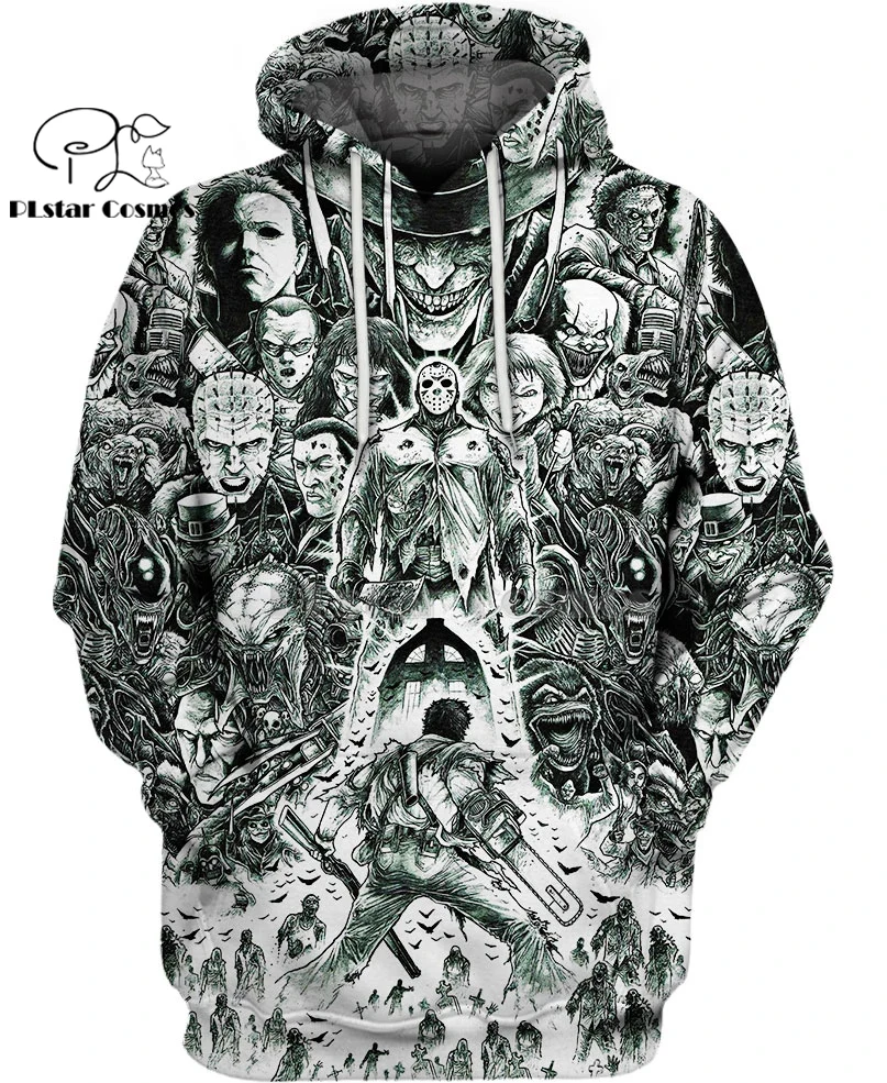 PLstar Cosmos ужас пепел против злых мертвецов Джейсон вурхисс худи с 3d принтом на