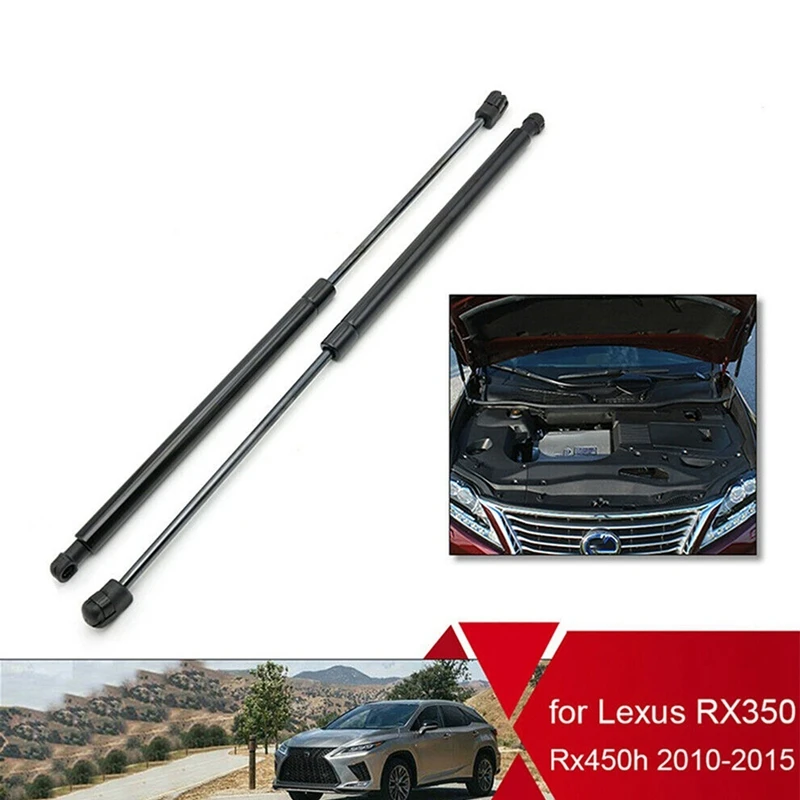 2X Set di bombole per Gas ammortizzatore con supporto per cofano anteriore per Lexus RX350 RX450H 2010-2015