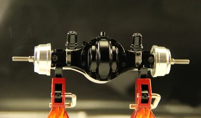 Type A 1 шт. 1/14 Tamiya трактор Передняя Задняя осевая Опора Алюминий 4x2 6x 4 8 x4 неработающий мост с дифференциальным замком для 1:14 RC автомобильная часть - Цвет: Type A