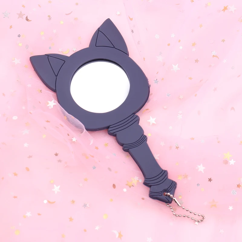 Sailor Moon luna S Moonlight серия памяти космическое сердце зеркальный чехол Компактный кристалл косметическое зеркало для макияжа