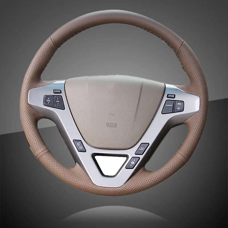 Ручной швейный чехол рулевого колеса автомобиля для Honda Acura MDX 2009 2012 интерьер Авто