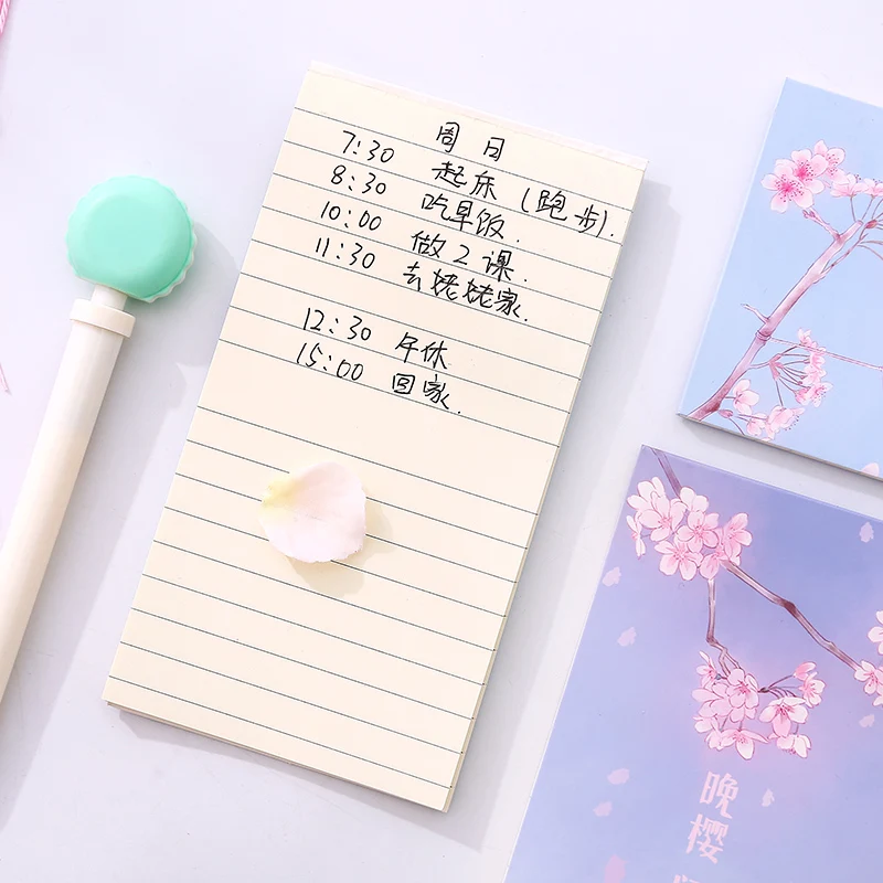 Милая Повседневная Мягкая записывающая книжка 30 листов планировщики |