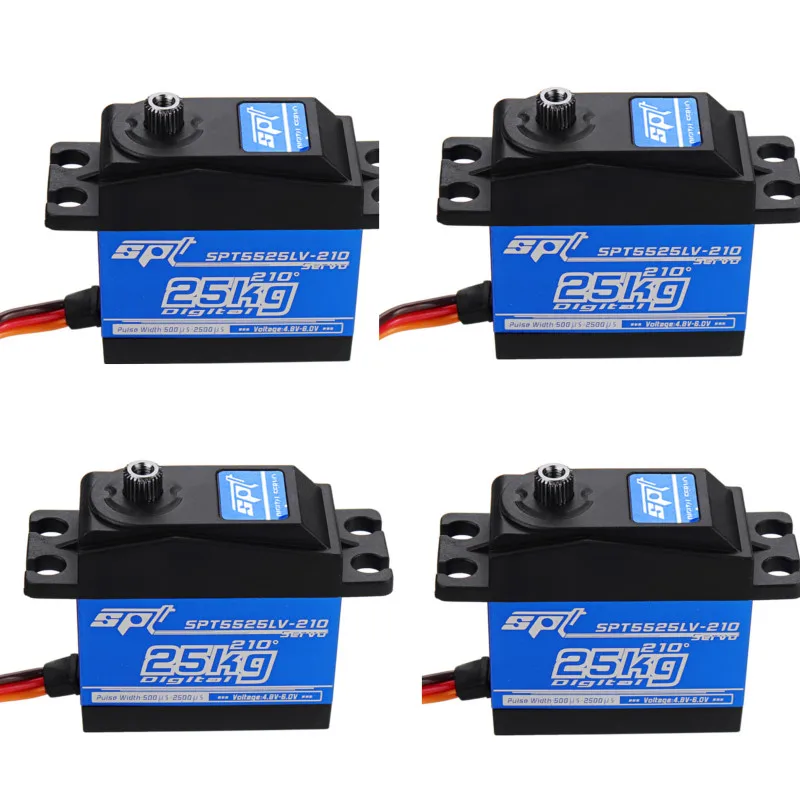 4 шт. SPT Servo SPT5525LV 25кг цифровой сервопривод 210 360 градусов большой крутящий момент