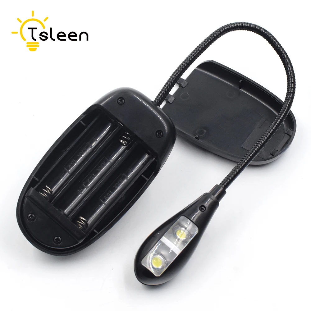 

Cheap TSLEEN Portable Lamp Flexible Mini Clip On Reading Light Camping Lamp For Amazon Kindle Arm Stand Bright book light lamp