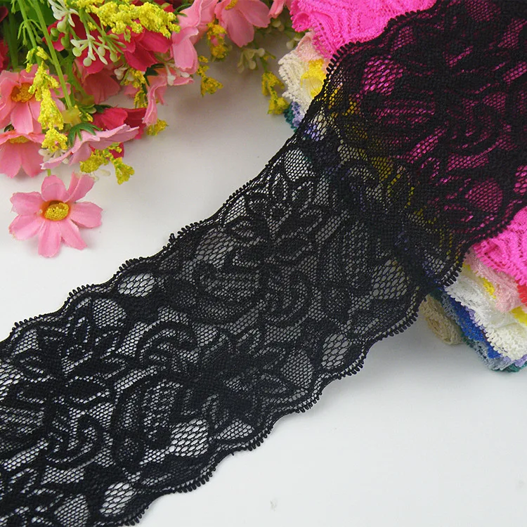 2 м/лот 8 см эластичная кружевная отделка для самостоятельной сборки свадебного