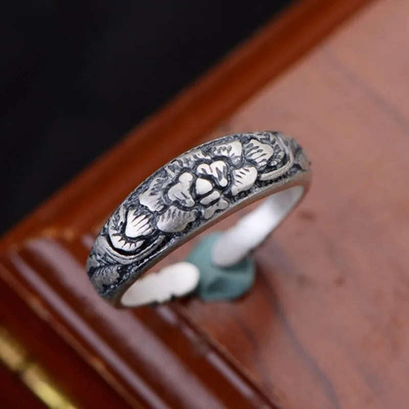 

Кольцо женское из серебра 925 пробы, с цветком