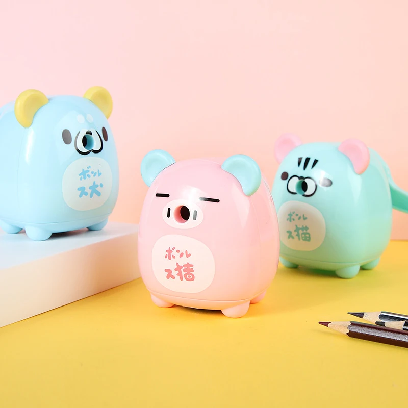 Точилка для карандаша Ручная одно отверстие и милые носки с рисунками зверей из