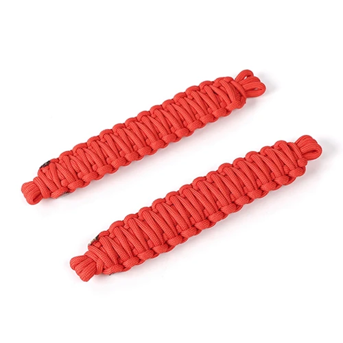 A-Red Натяжные ремни для Jeep Wrangler TJ 1997-2006 Передняя и задняя дверь Регулируемый ограничительный защитный ремень для Jeep Wrangler - Цвет: A-Red