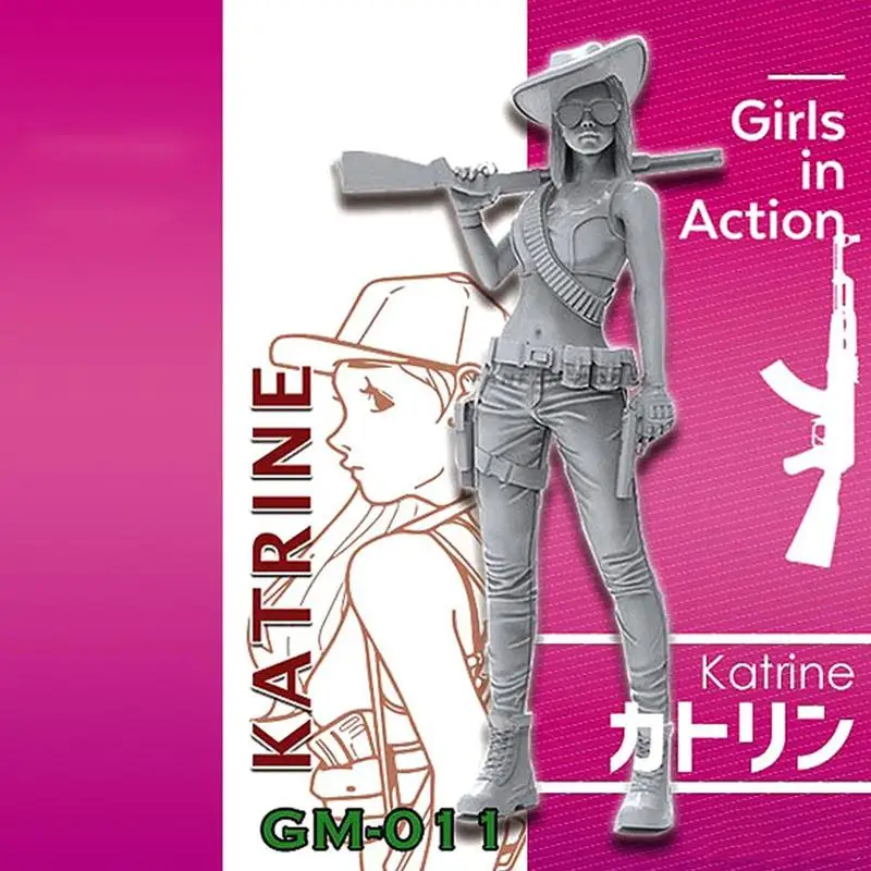 1/35 5 см Токийская красавица бронированный солдатик ковбойская смоляная модель