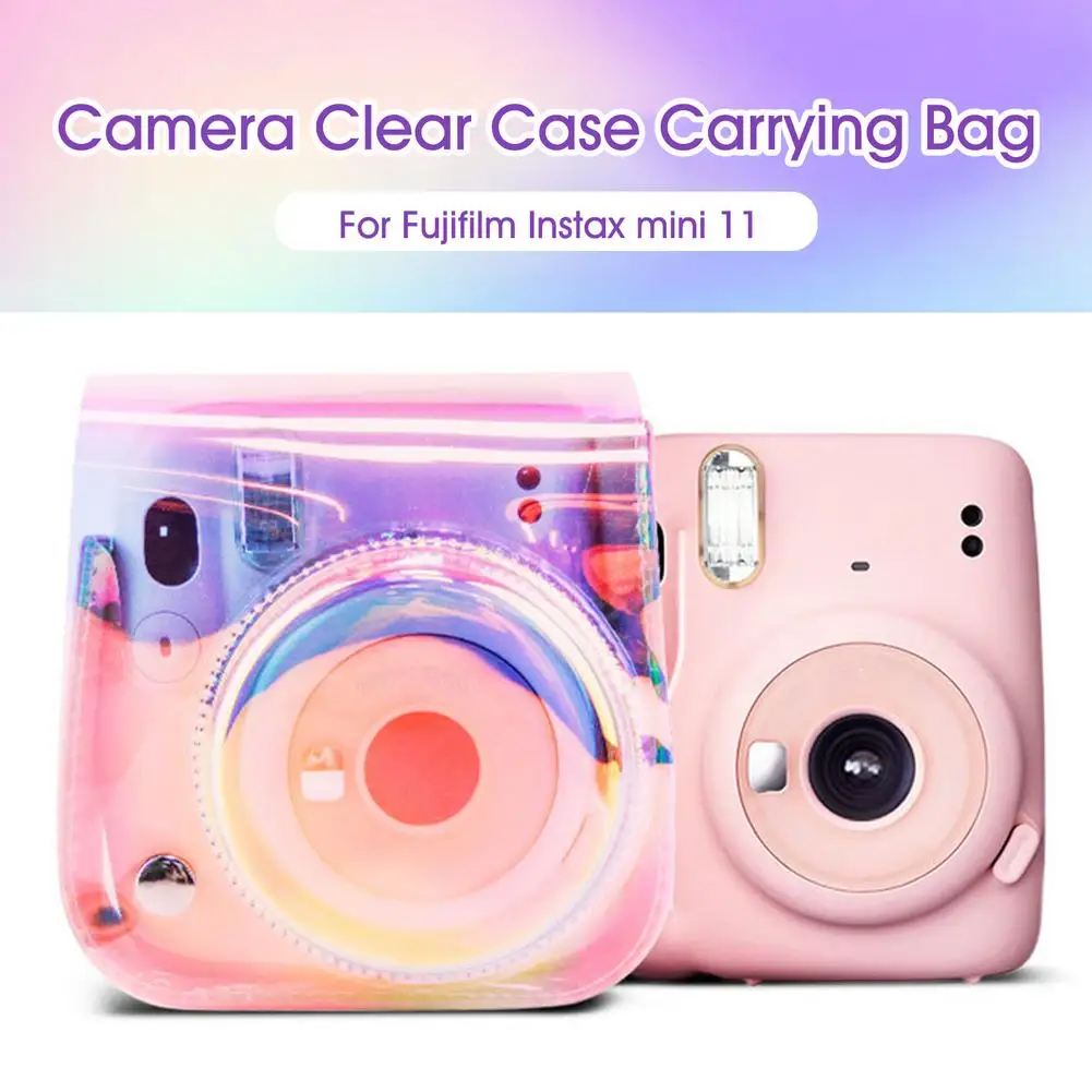 Camera Package Mini11 Transparent Magic Color Bag PVC Laser Storage Photography For | Электроника