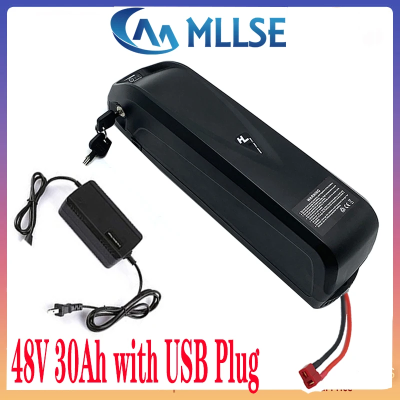 Аккумулятор Hailong для электрического велосипеда 48 в 30 Ач литиевая батарея В
