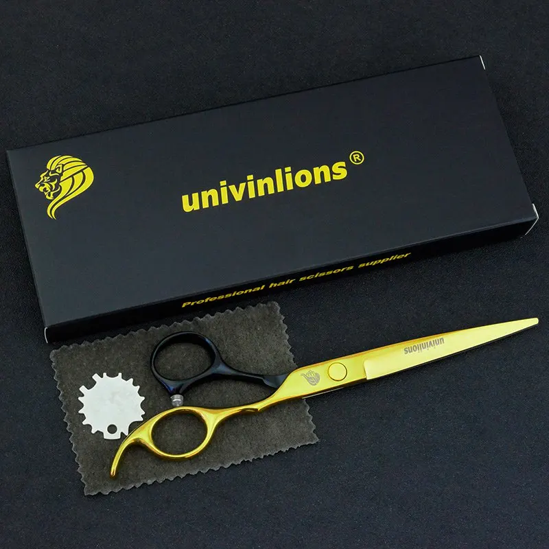 " univinlions черные Профессиональные ножницы для домашних животных, ножницы для стрижки собак, кошек, tesoura, ножницы для стрижки домашних животных, набор ножниц, Набор японских высококачественных ножниц