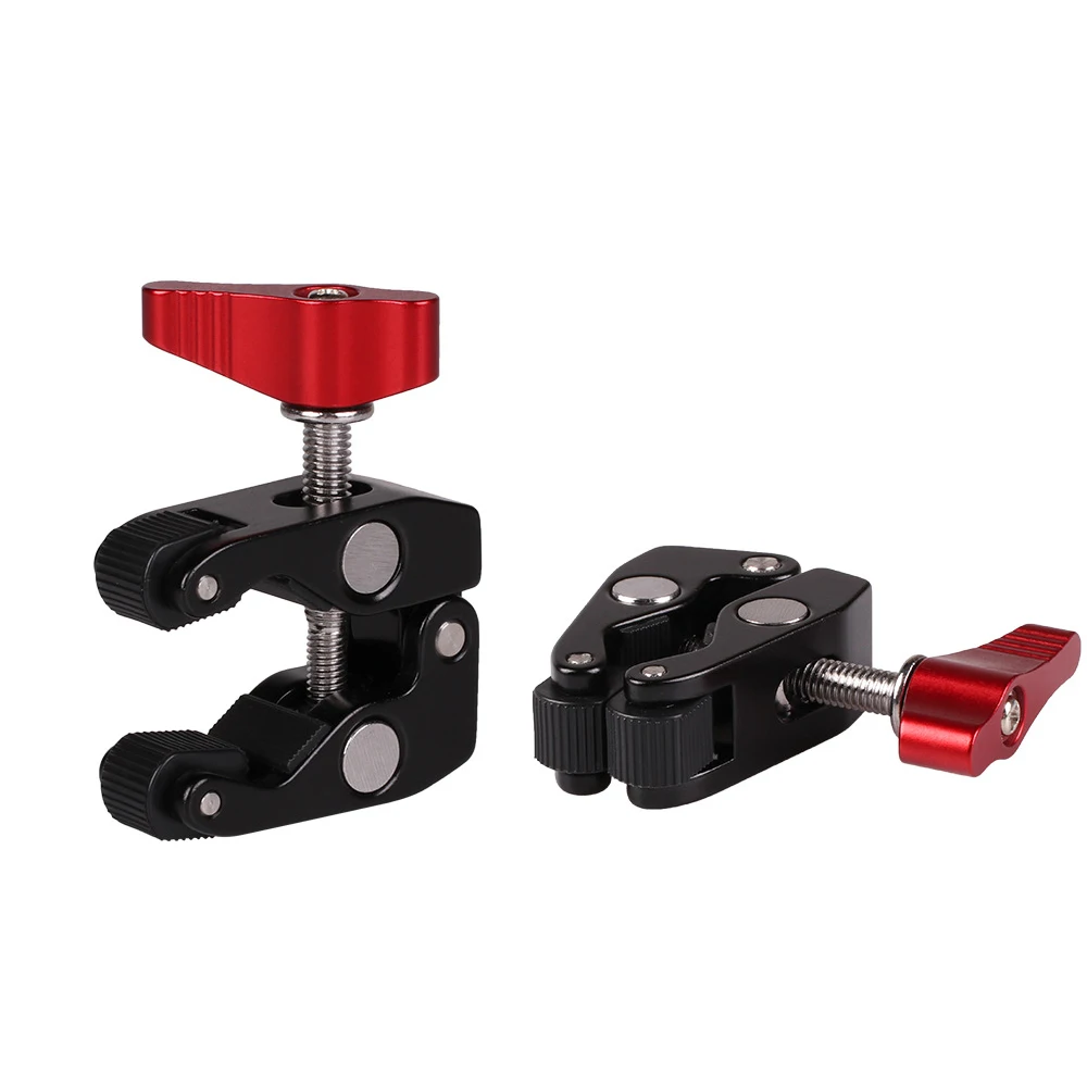 Многофункциональный зажим для крепления на шаровой головке Magic Arm Clip Clamp 1/4 &quot-20