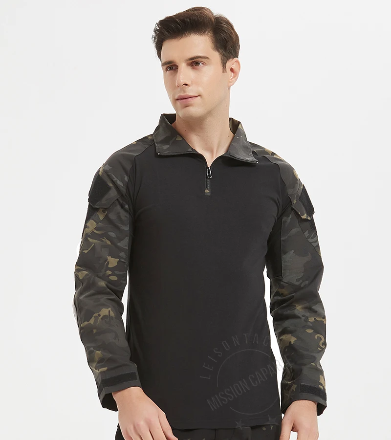 

Men's Fishing&Hiking Tactical Outdoor Frog Suit Quick-Drying Wear-resistant Breathable Exercise Camouflage Uniform Training