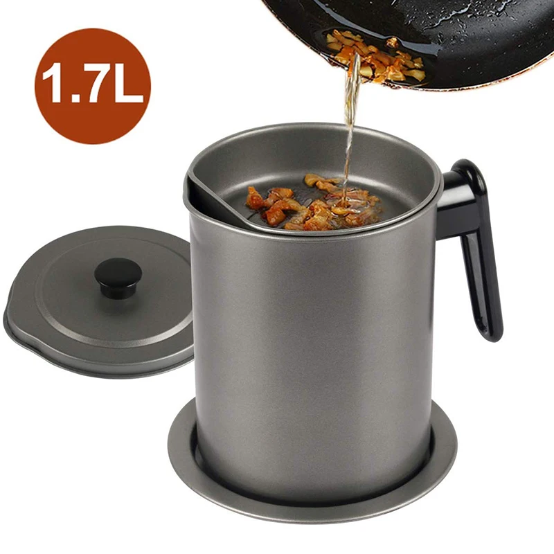 Контейнер для смазки бекона с мелким сетчатым фильтром 6 8 л/чашек контейнер