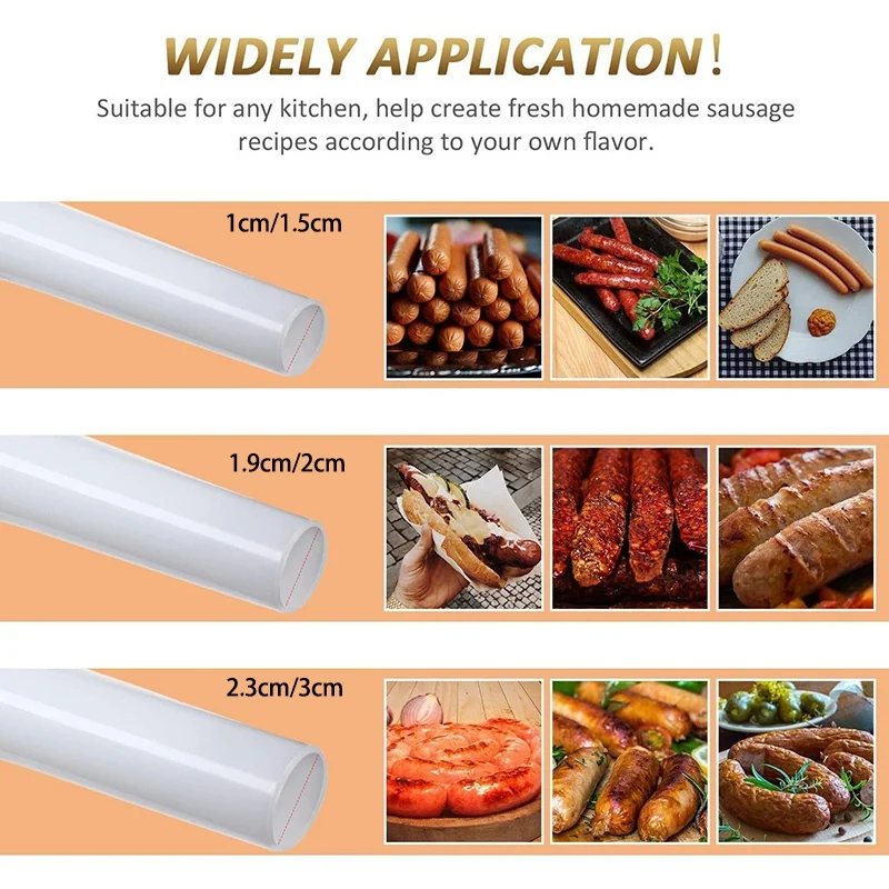 9 шт Пластиковые колбасные трубки воронки для наполнения сосисок инструмент