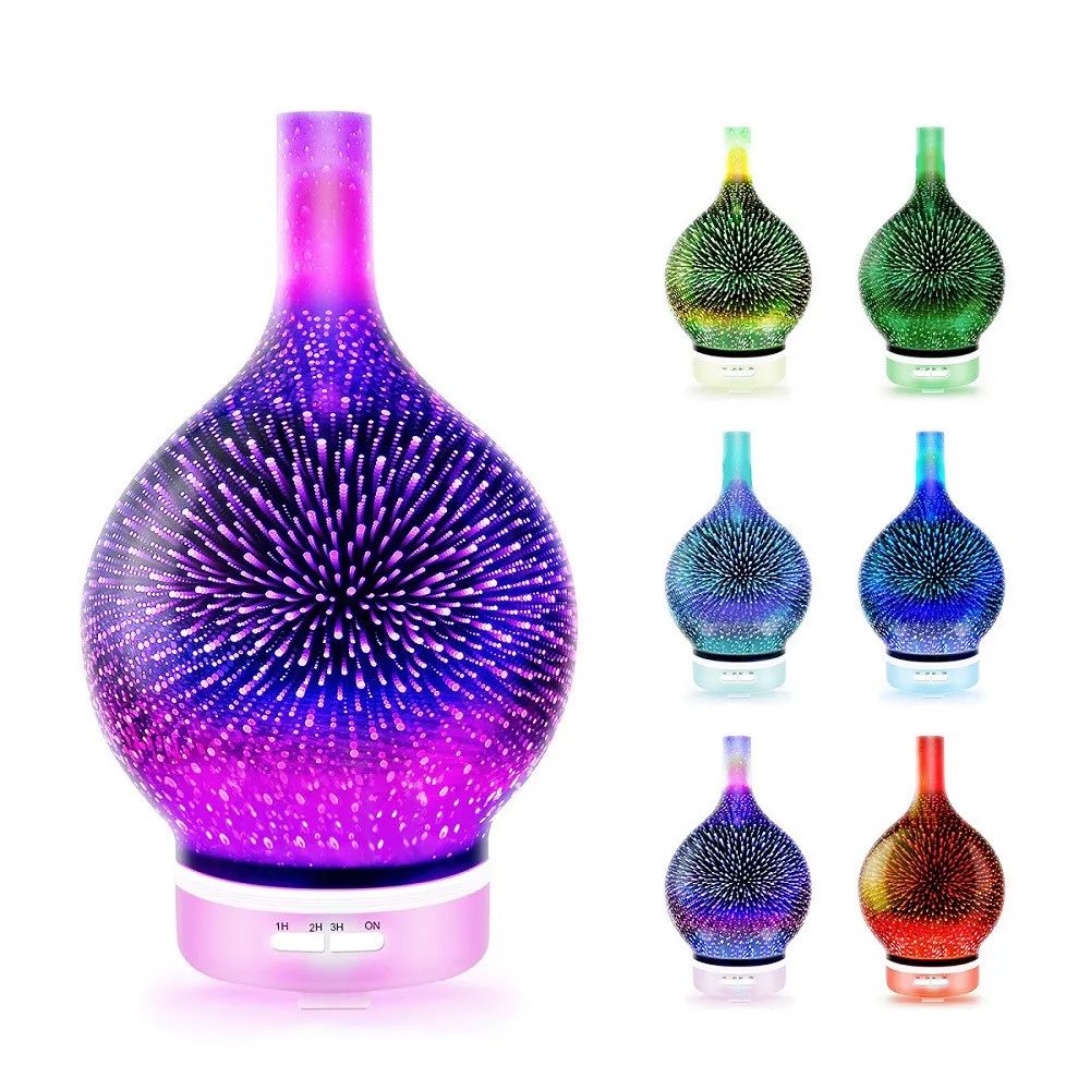 Увлажнитель воздуха 3d в форме вазы ультразвуковой Ароматический диффузор для