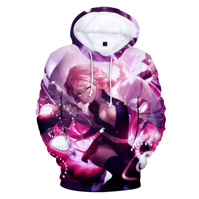 Cosplay Demon Slayer Kochou Shinobu Loose Style Sweatshirt 3D Hoodie Role Playing Kimetsu no Yaiba Agatsuma Zenitsu |