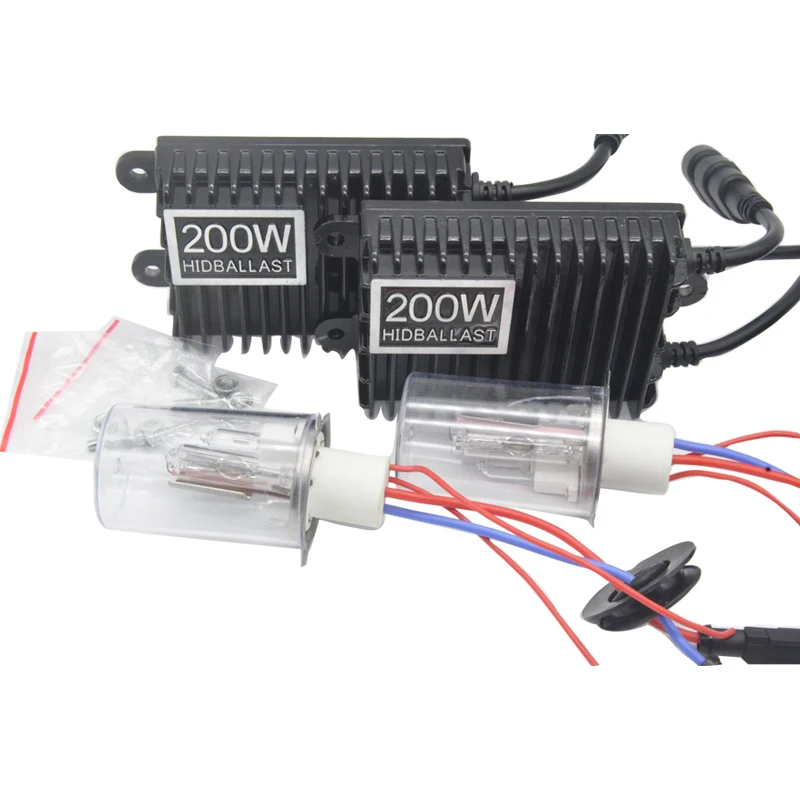 TPTOB 2 шт 200 Вт балласт комплект HID ксеноновая лампочка 12V H4 4300k 6000k 8000k